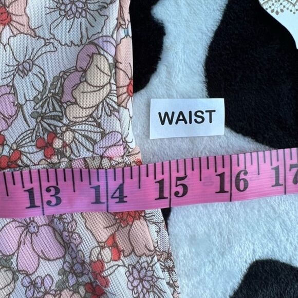 NWT Altar'd State Olivia Mesh‎ Floral Blush Dress Medium - Picture 12 of 15
